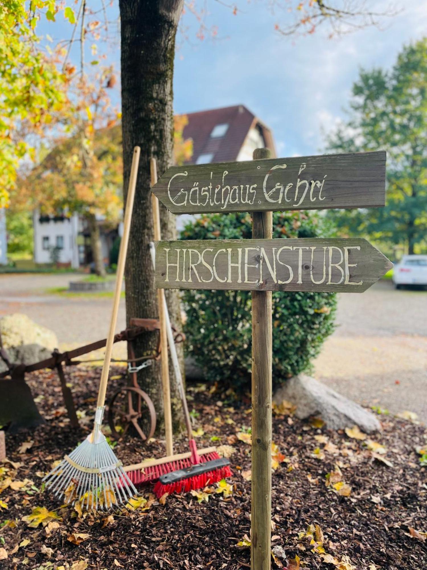 Gasthaus Hirschenstube & Gaestehaus Gehri Waldkirch Eksteriør bilde